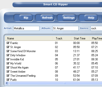 1Smart CD Ripper Screenshot 1
