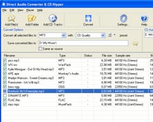 Direct Audio Converter & CD Ripper Screenshot 1