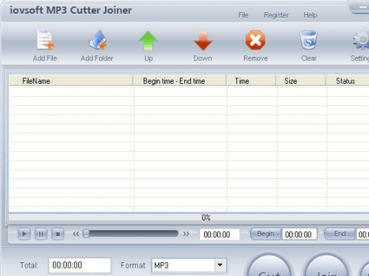 MP3 Cutter Joiner Screenshot 1