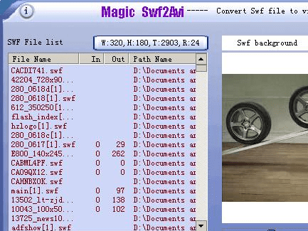 Magic Swf2Avi Screenshot 1