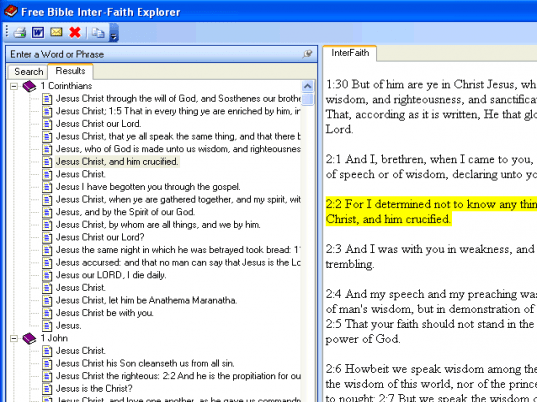 Free Bible InterFaith Explorer Screenshot 1