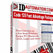 IDAutomation Code 128 Font Advantage Screenshot 1