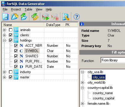 forSQL Data Generator Screenshot 1