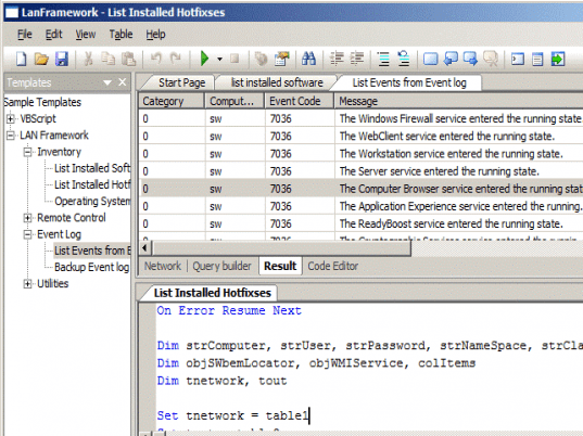 LAN Framework Screenshot 1