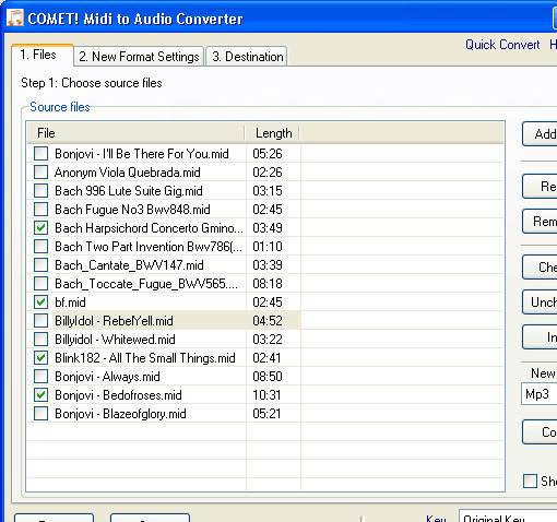 COMET! Midi To Audio Converter Screenshot 1