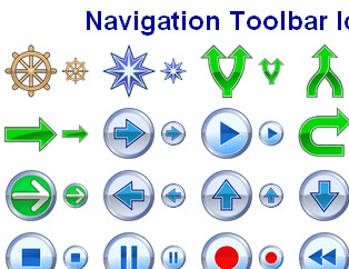 Navigation Toolbar Icons Screenshot 1