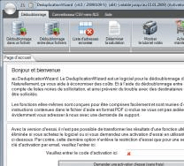 DeduplicationWizard (en) Screenshot 1