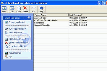 CTAddress Extractor Screenshot 1