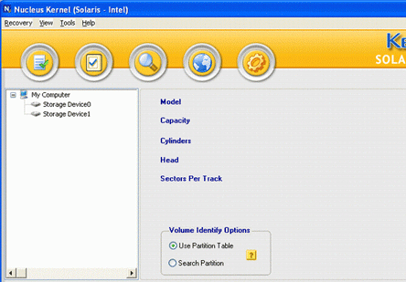 Solaris Intel Data Recovery Screenshot 1