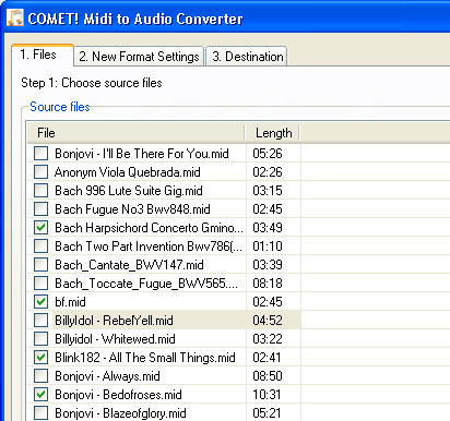 MIDI to MP3 Converter Screenshot 1