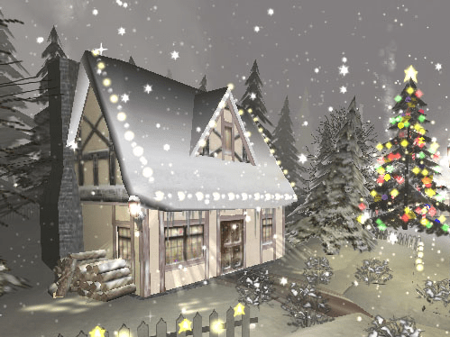 Christmas Season 3D Screensaver Screenshot 1