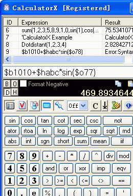 CalculatorX Screenshot 1