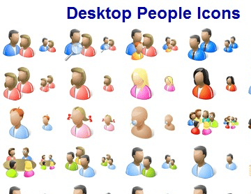 Desktop People Icons Screenshot 1