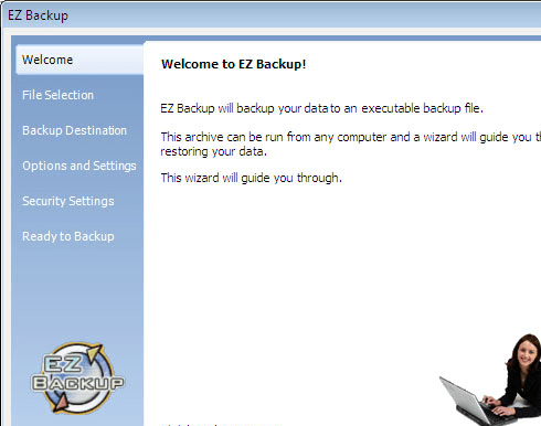 EZ Backup Word Basic Screenshot 1