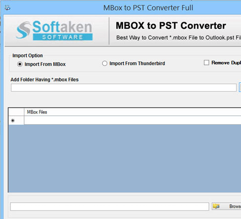 MBOX to Outlook Converter Screenshot 1