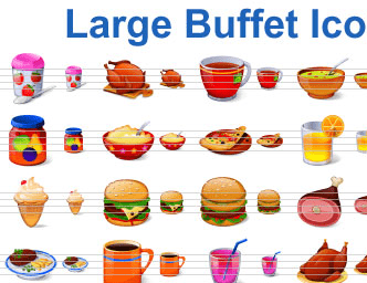 Large Buffet Icons Screenshot 1