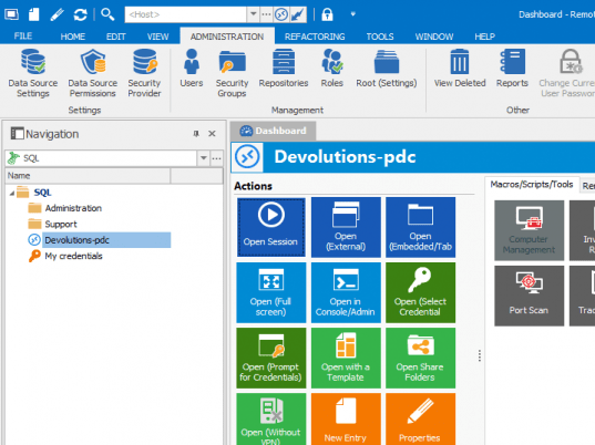 Remote Desktop Manager Screenshot 1