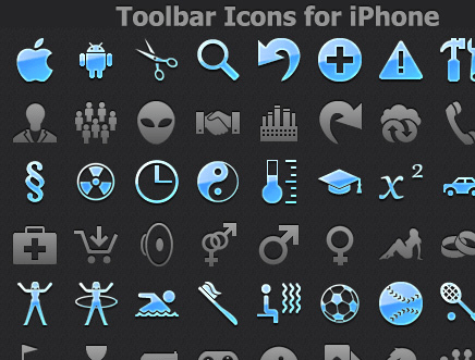 Toolbar Icons for iPhone Screenshot 1