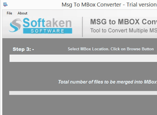 MSG to MBOX Converter Screenshot 1