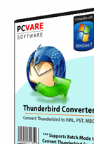 Thunderbird to MS Outlook Converter Screenshot 1
