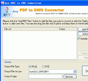 PDF to DWG Converter 9.11.10 Screenshot 1