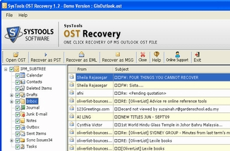 Repair Outlook OST File Location XP Screenshot 1