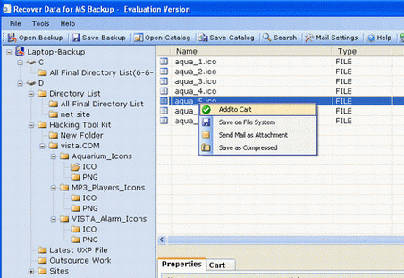 Perfect BKF Repair Software Screenshot 1