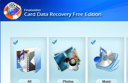 Free Card Data Recovery Screenshot 1