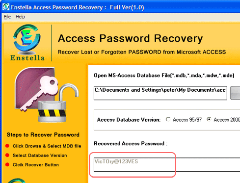 Access Unlocker Screenshot 1