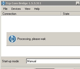 TCP COM Bridge Screenshot 1