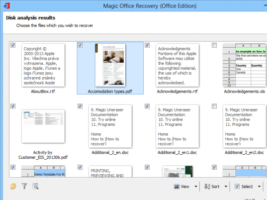 Magic Office Recovery Screenshot 1
