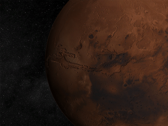 Solar System - Mars 3D screensaver Screenshot 1