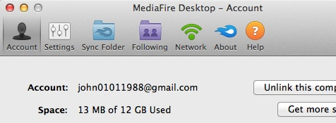 MediaFire Desktop Screenshot 1