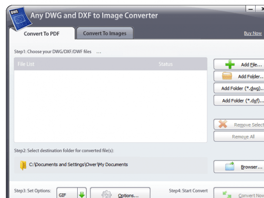Any DWG and DXF to Image Converter Screenshot 1