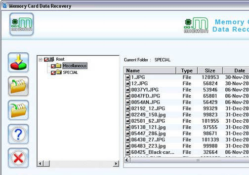 Multimedia Card Files Recovery Screenshot 1
