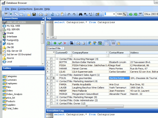 Database Browser Portable Screenshot 1
