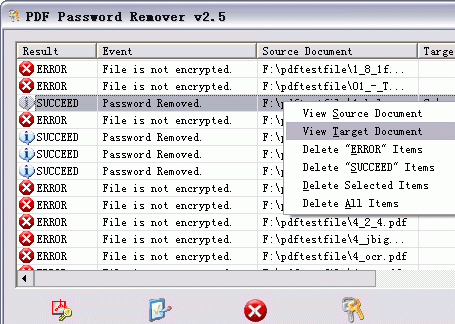 PDF Password Recovery and PDF Password Remover COM SDK Screenshot 1