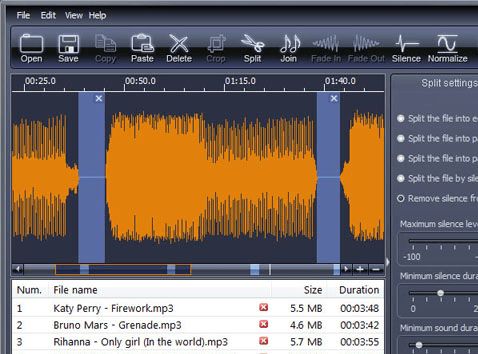 X-Wave MP3 Cutter Joiner Screenshot 1