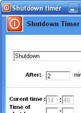 Free Shutdown Timer Screenshot 1