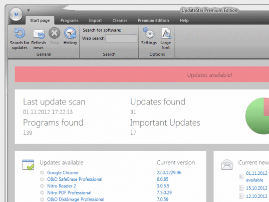 UpdateStar Premium Edition Screenshot 1