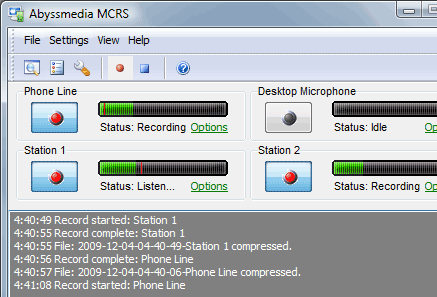 MCRS (Multi-Channel Sound Recording System) Screenshot 1