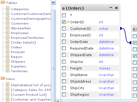 Active Query Builder ASP.NET Edition Screenshot 1