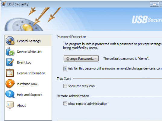 USB Security Screenshot 1