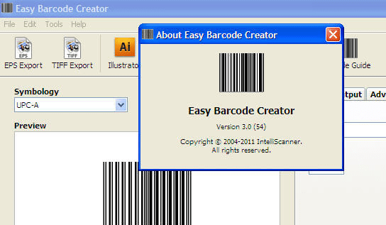 Easy Barcode Creator Screenshot 1