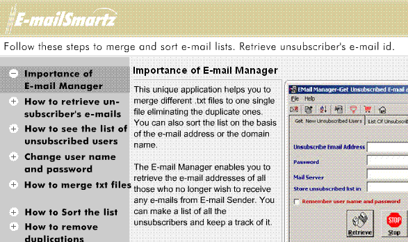 Email Manager Software Screenshot 1