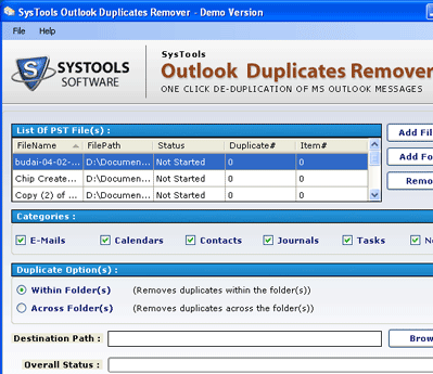 Remove Duplicate Contacts Outlook 2003 Screenshot 1