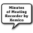 Minutes of Meeting Recorder