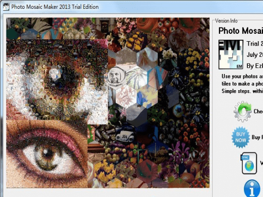 Photo Mosaic Maker 2013 Screenshot 1