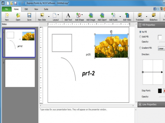 Express Points Presentation Software Screenshot 1
