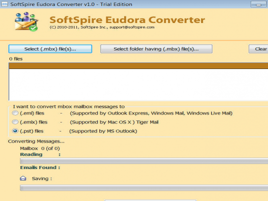 Eudora Converter Screenshot 1